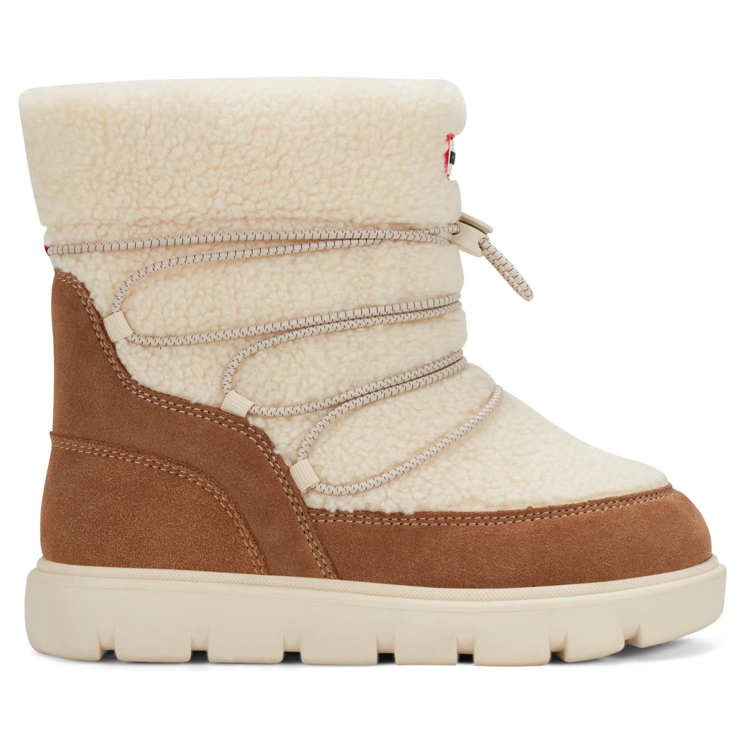 Big Kids Cozy Lug Sole Insulated Waterproof Snow Boots