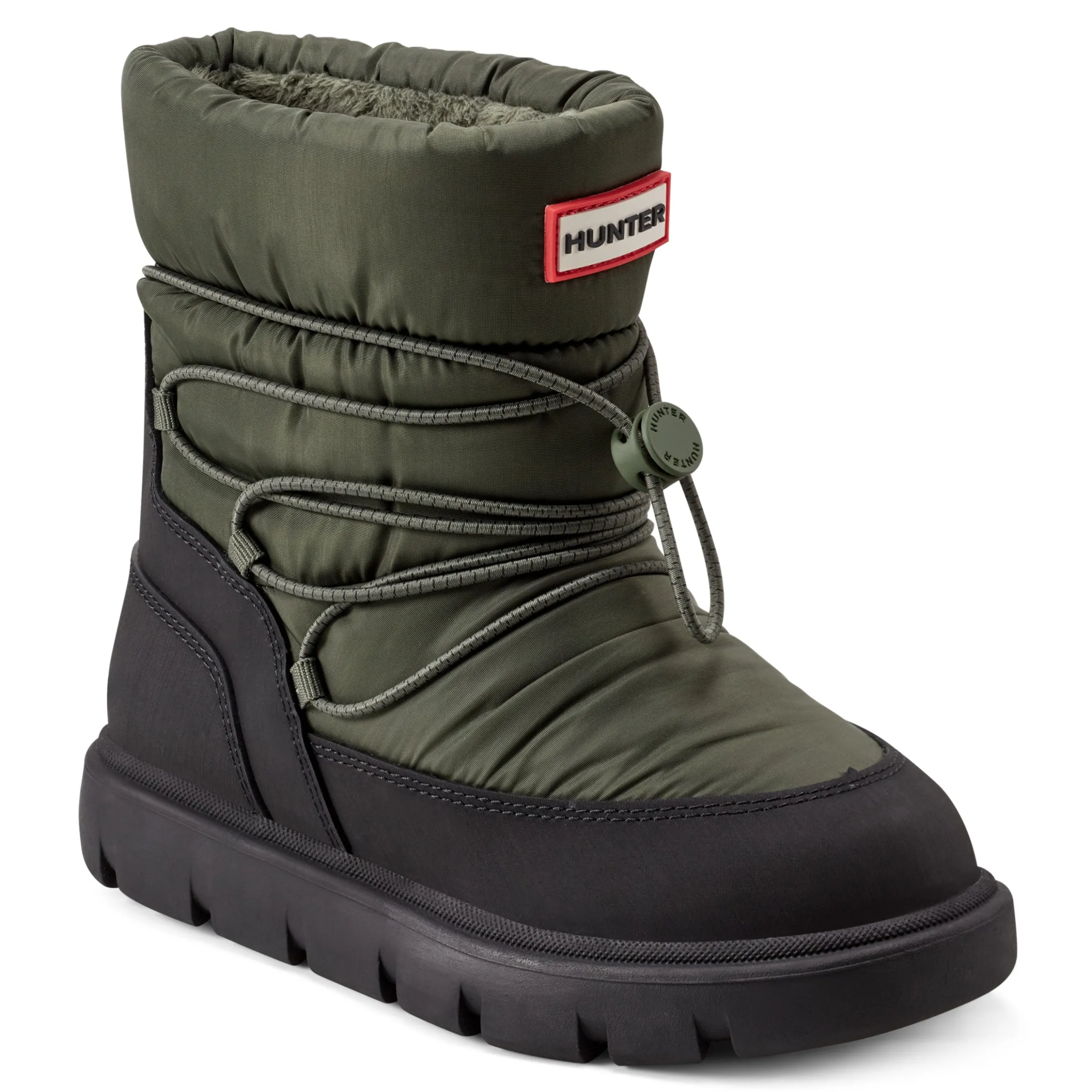 Big Kids Cozy Lug Sole Insulated Waterproof Snow Boots