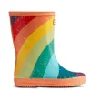 Kids First Glitter Stripe Rain Boots