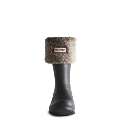 Unisex Faux Fur Short Boot Sock